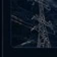 Power pylon at night